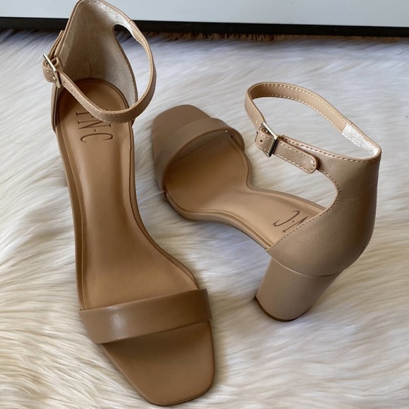 INC International Concepts Women’s Lexini Two-Piece Sandal Dark Almond 9M - Picture 6 of 15